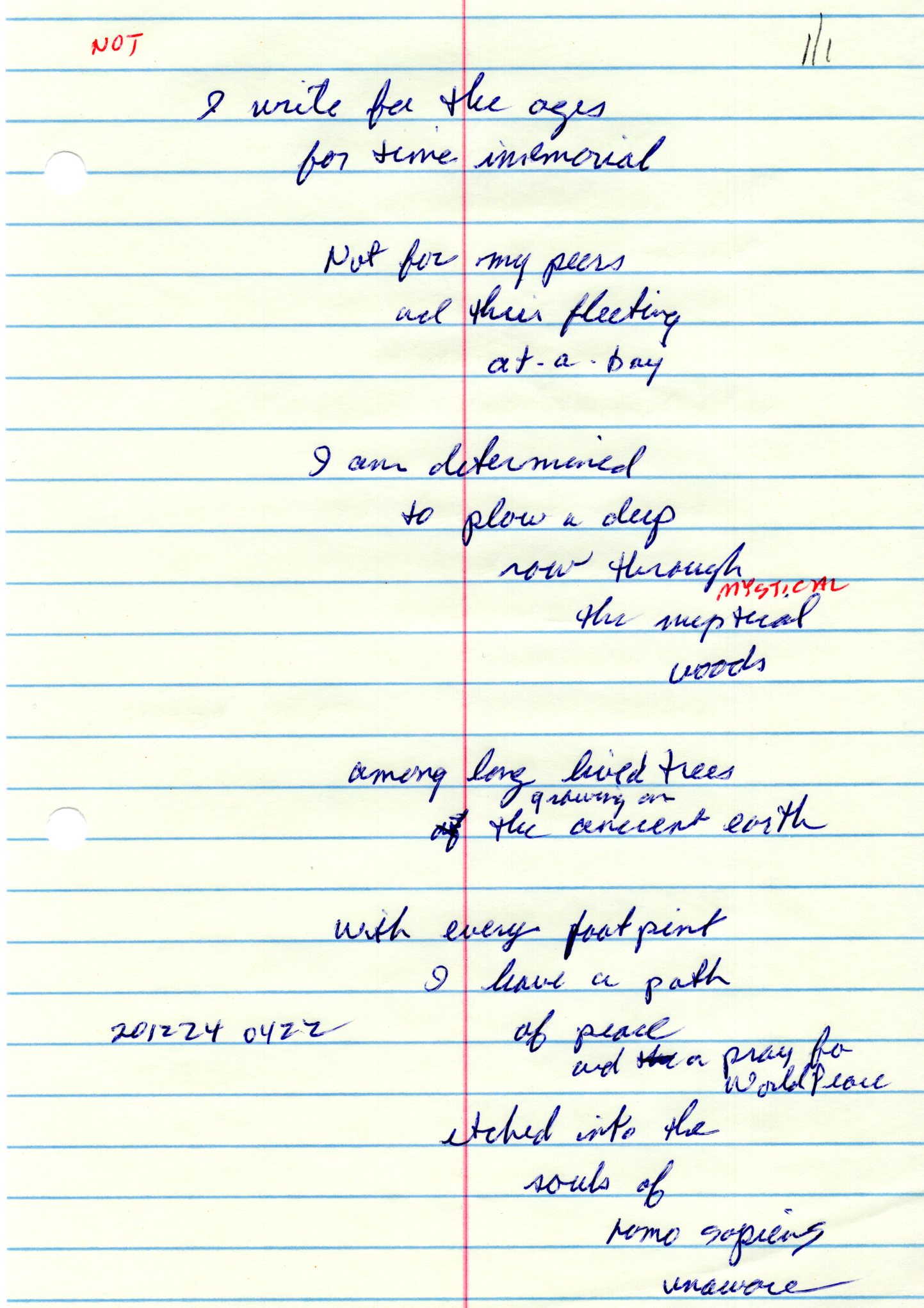 John WorldPeace Poems 2018